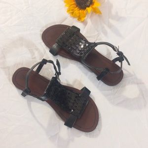 Wassio sequin sandals
